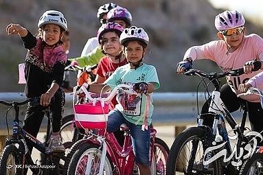 مسابقه دوچرخه سواری بانوان - تبریز